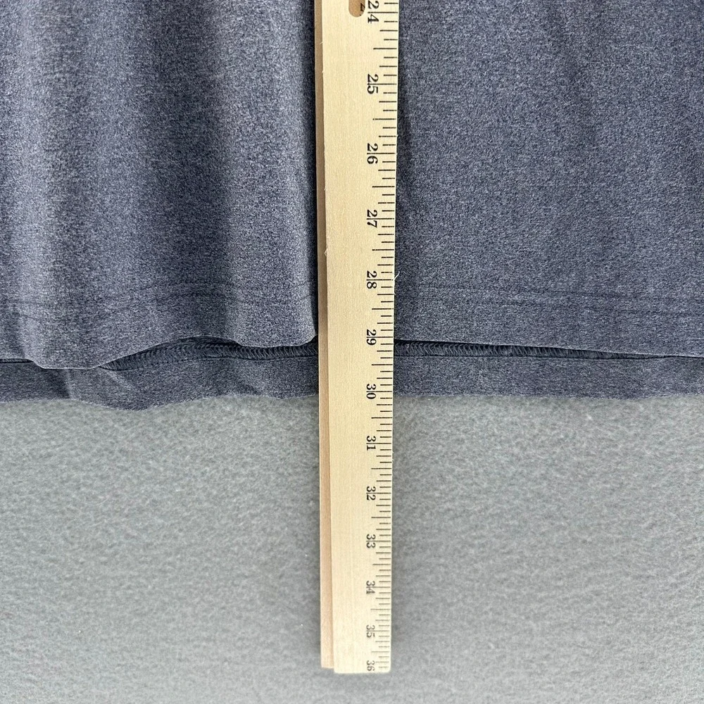 Adidas Golf Polo Shirt Every‎ Shot Live TV Gray Performance Mens M Retro Preppy